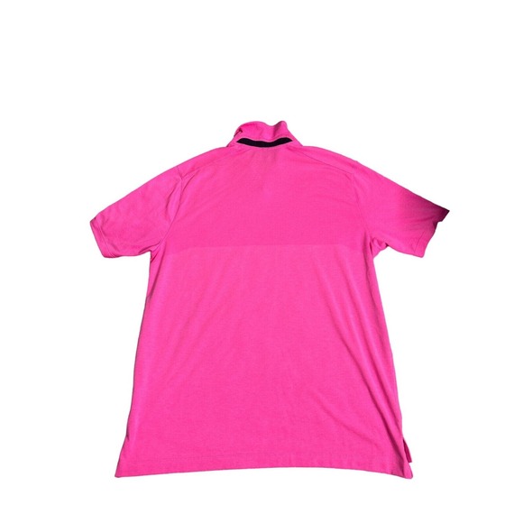 Nike Golf Tour Performance Drifit Polo lot of 2 Shirt Mens Blue & Pink L - Picture 3 of 10